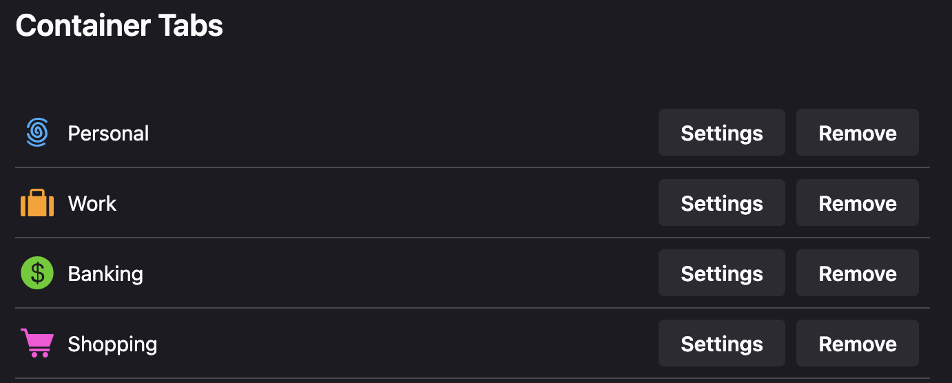 librewolf container tabs